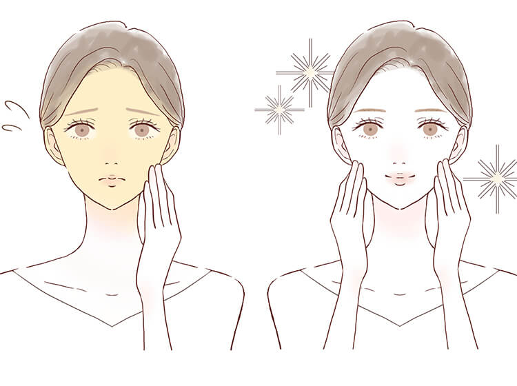 美白対策をしているのに肌がくすむ 黄色いくすみは 糖化 が原因かも