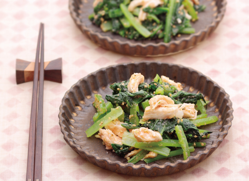 「小松菜」を使ったレシピ 栄養たっぷり、疲労回復効果も！